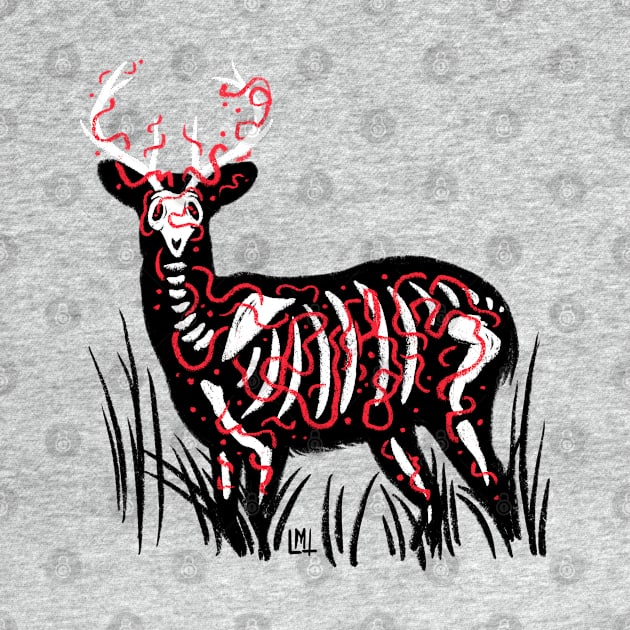 Black Deer by LoudMouthThreads